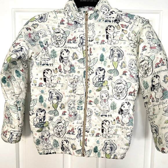 Disney Princess Girls Size 7/8 Light Puffer‎ Jacket - Picture 2 of 6